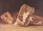 Francisco de Goya Still Life with Sheep's Head (mk05) oil painting on canvas